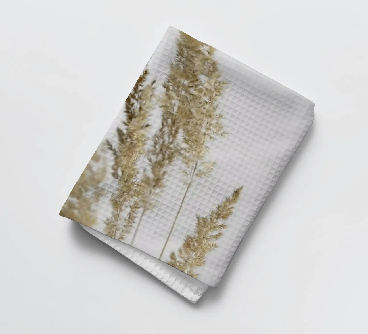Golden Pampas Grass Geschirrtuch von Studio Nahili
