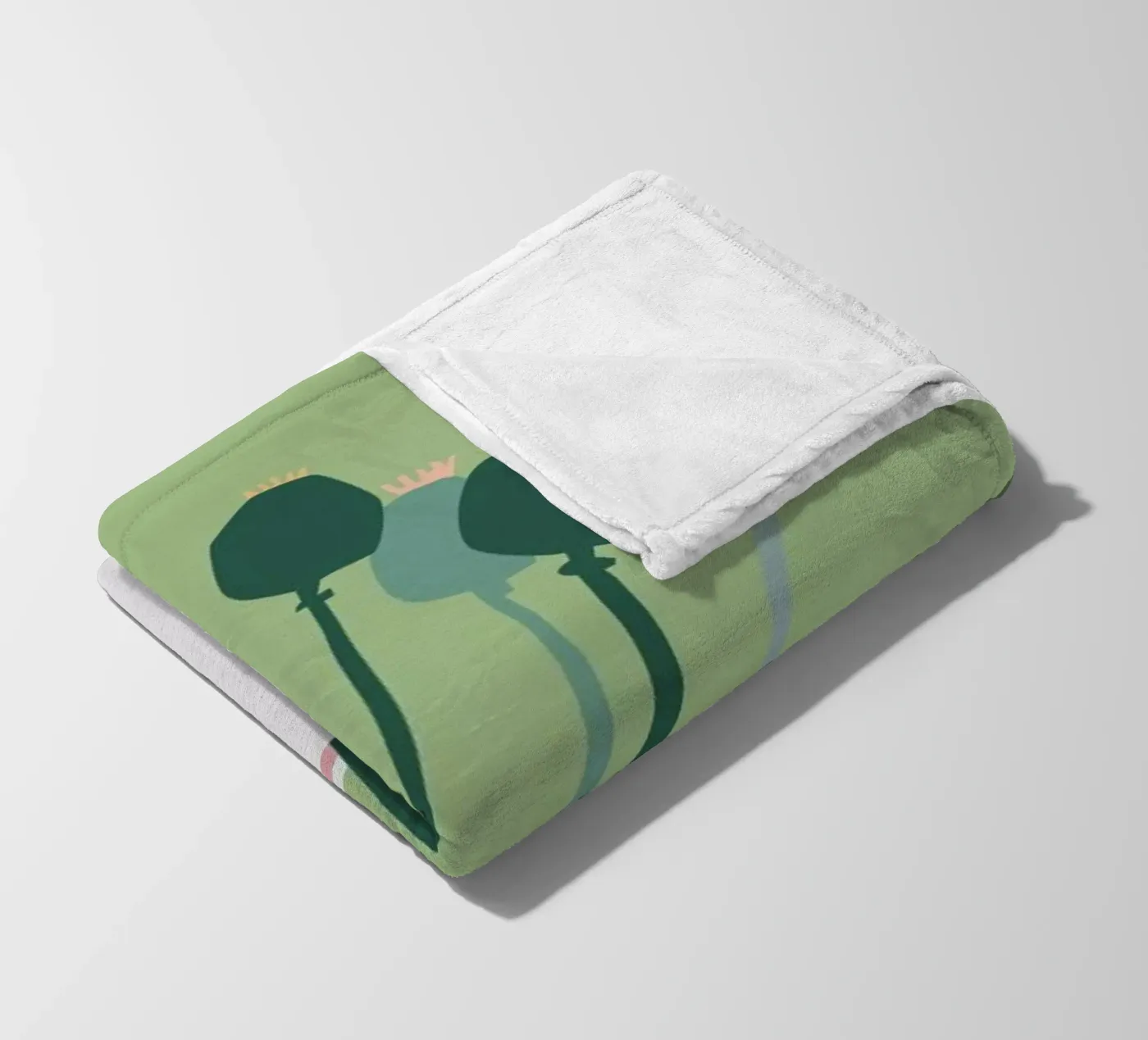 Mohnblume Fleecedecke von Helena Ravenne