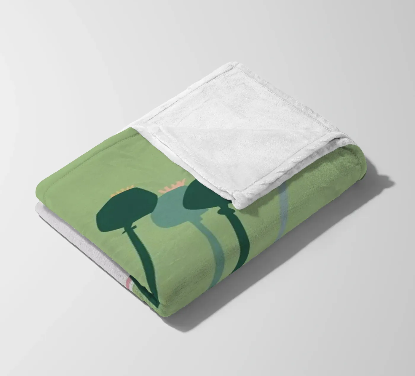 Mohnblume Fleecedecke von Helena Ravenne