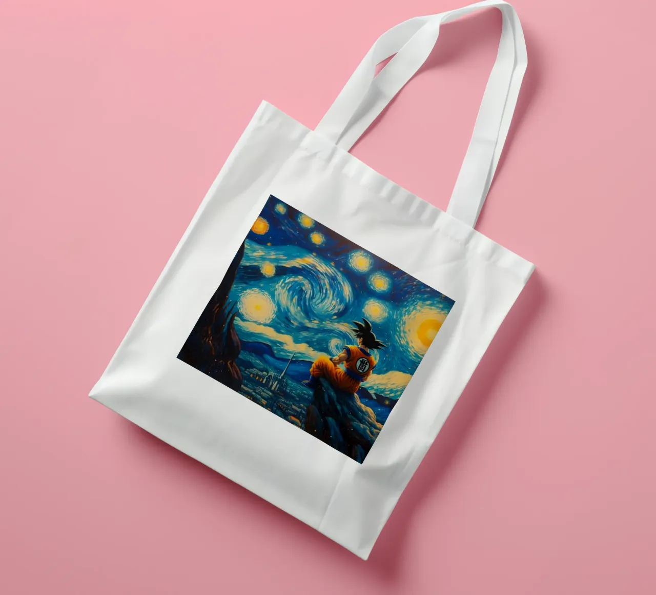 Incredibile Goku in azione borsa in juta da withandname