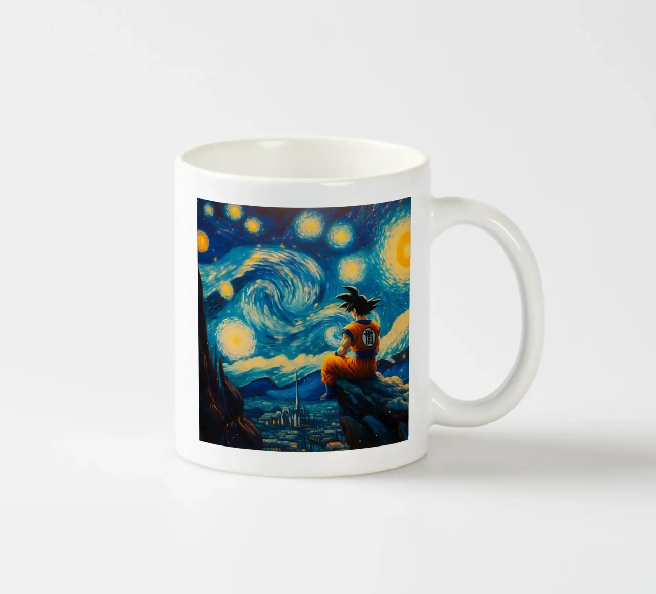 Incredibile Goku in azione tazza in ceramica da withandname