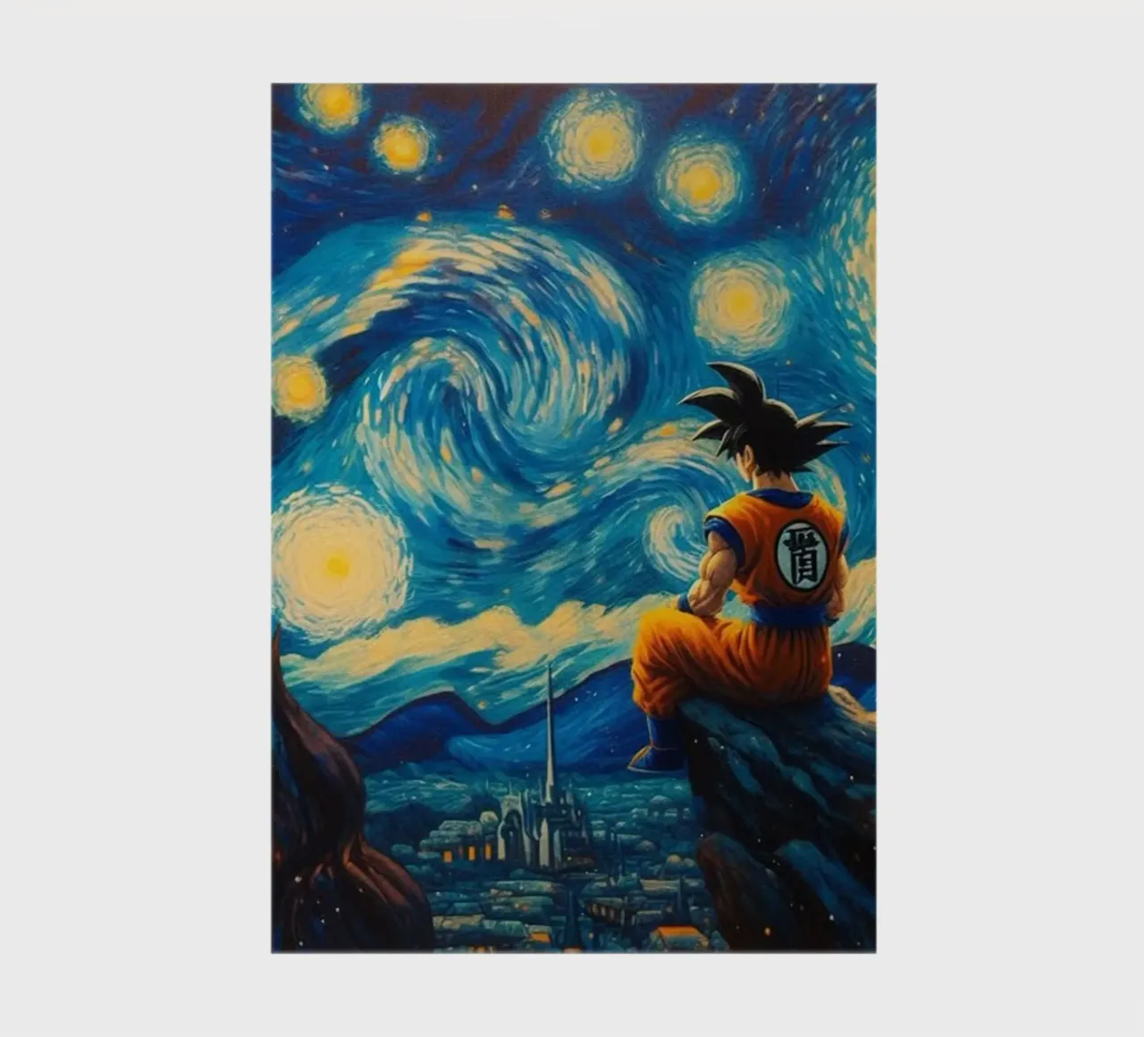 Erstaunlicher Goku in Aktion Notizbuch von withandname