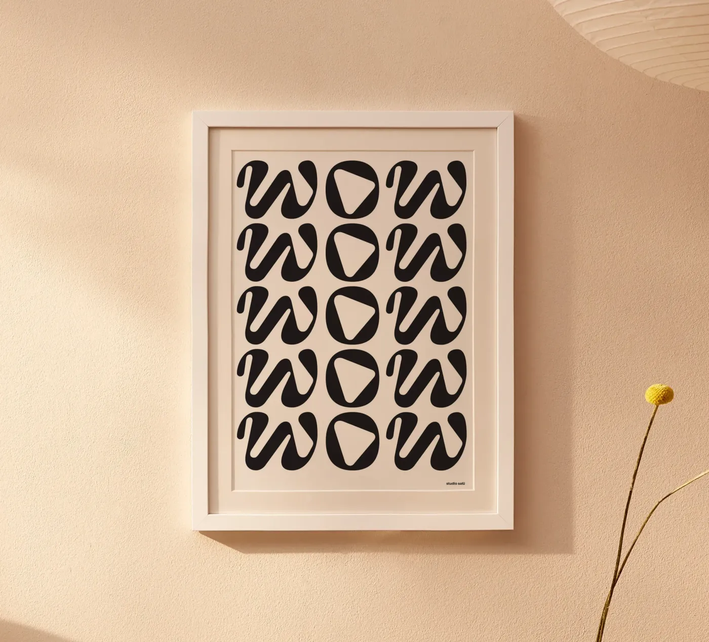 WOW! poster de studio salü