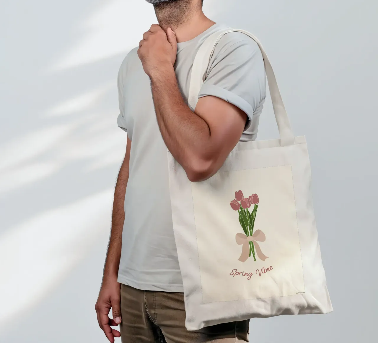 Spring Vibes borsa in juta da Studio Luana