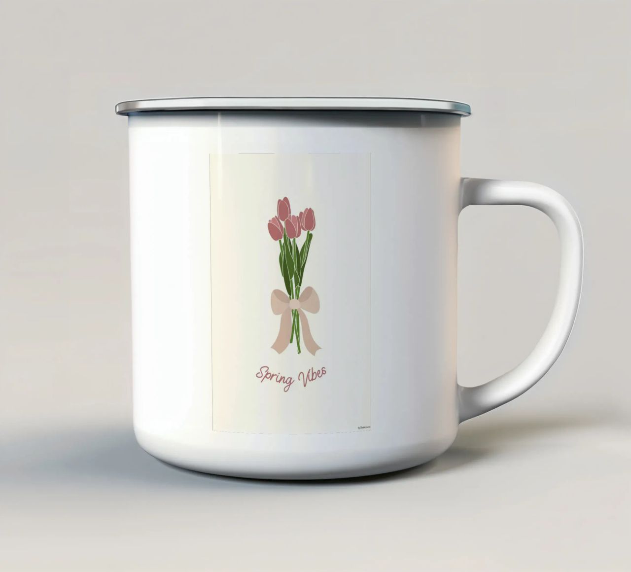 Spring Vibes tazza in smalto da Studio Luana