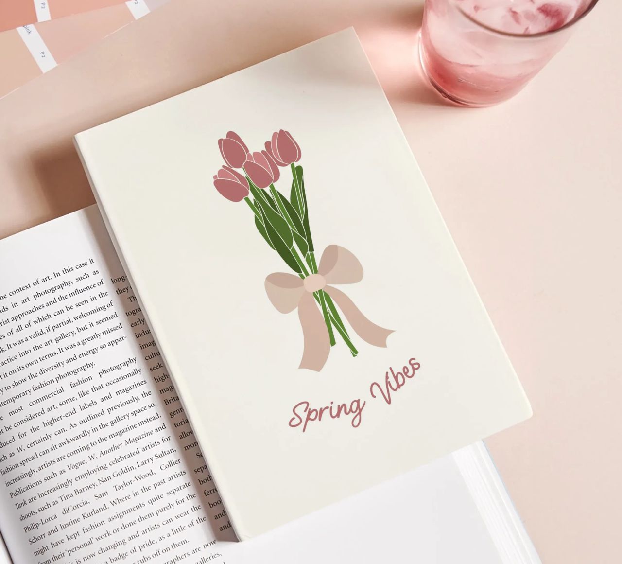 Spring Vibes notebook by Studio Luana