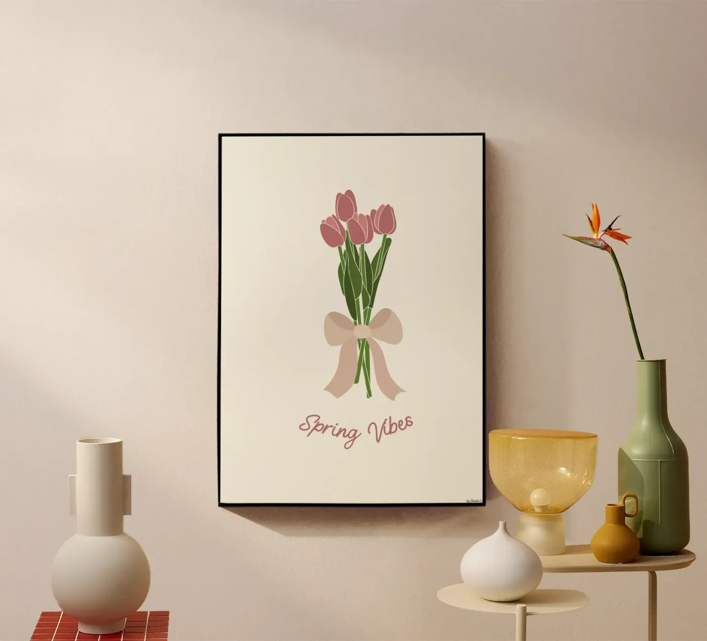 Spring Vibes Acryl-Glas von Studio Luana