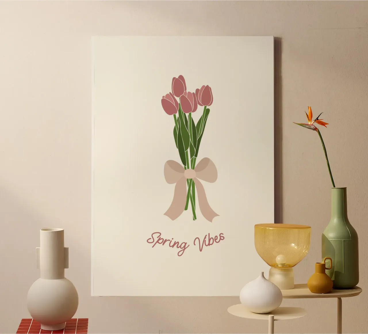 Spring Vibes tela da Studio Luana