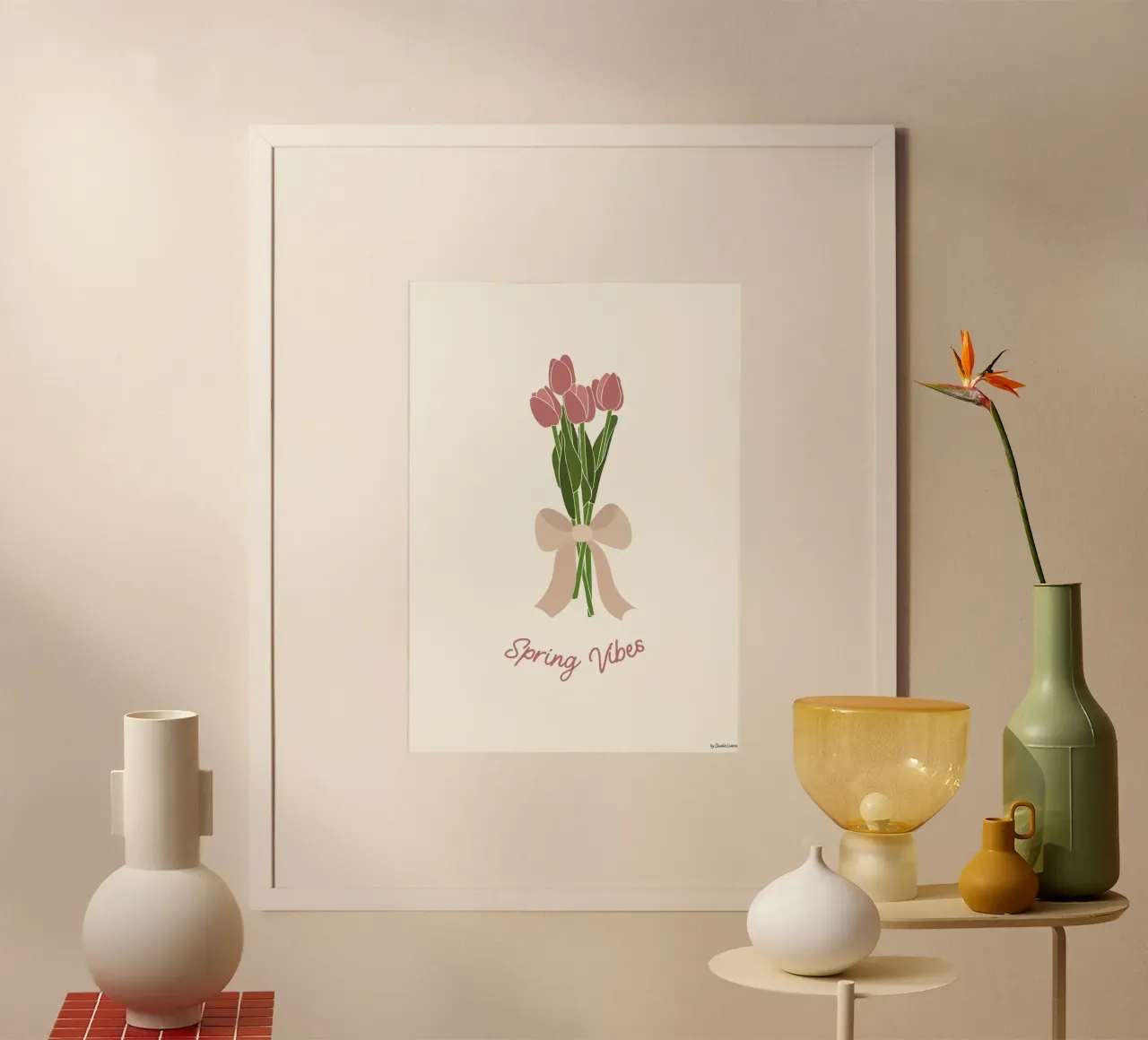 Spring Vibes poster da Studio Luana
