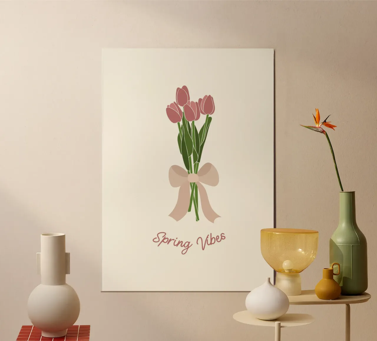 Spring Vibes poster da Studio Luana