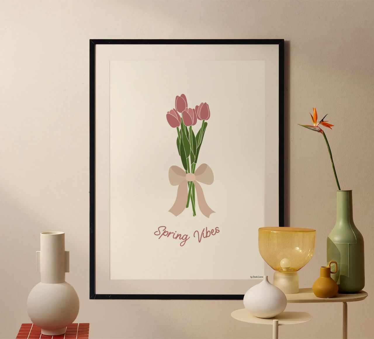 Spring Vibes poster da Studio Luana