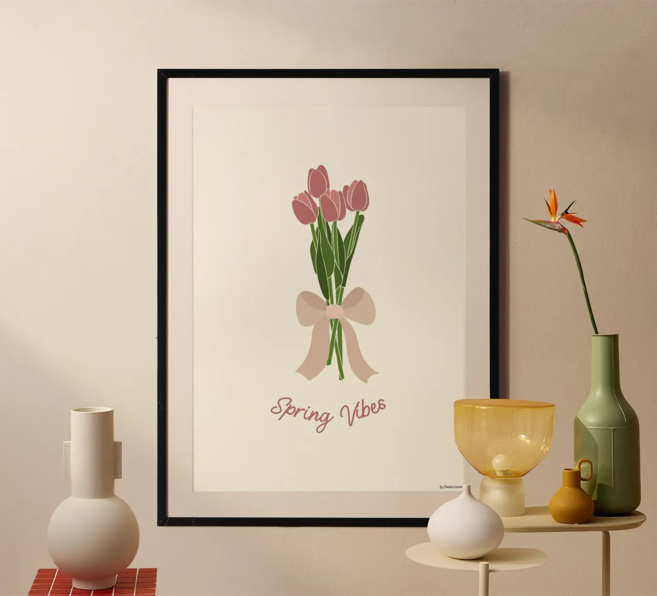 Spring Vibes poster da Studio Luana