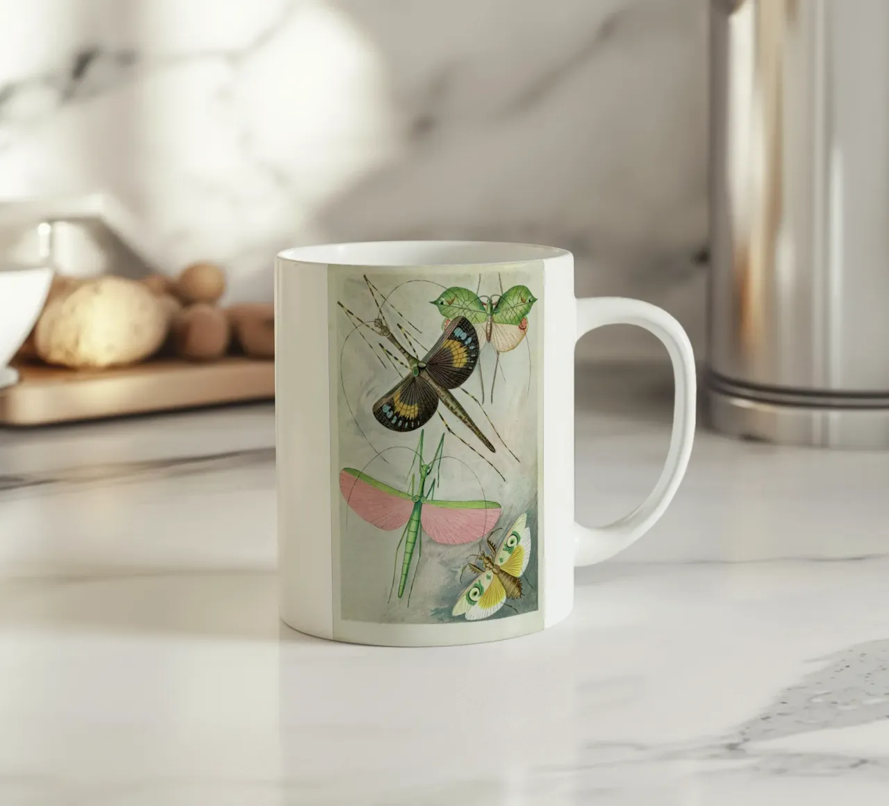 Winged Insects tazza in ceramica da Flora & Fauna