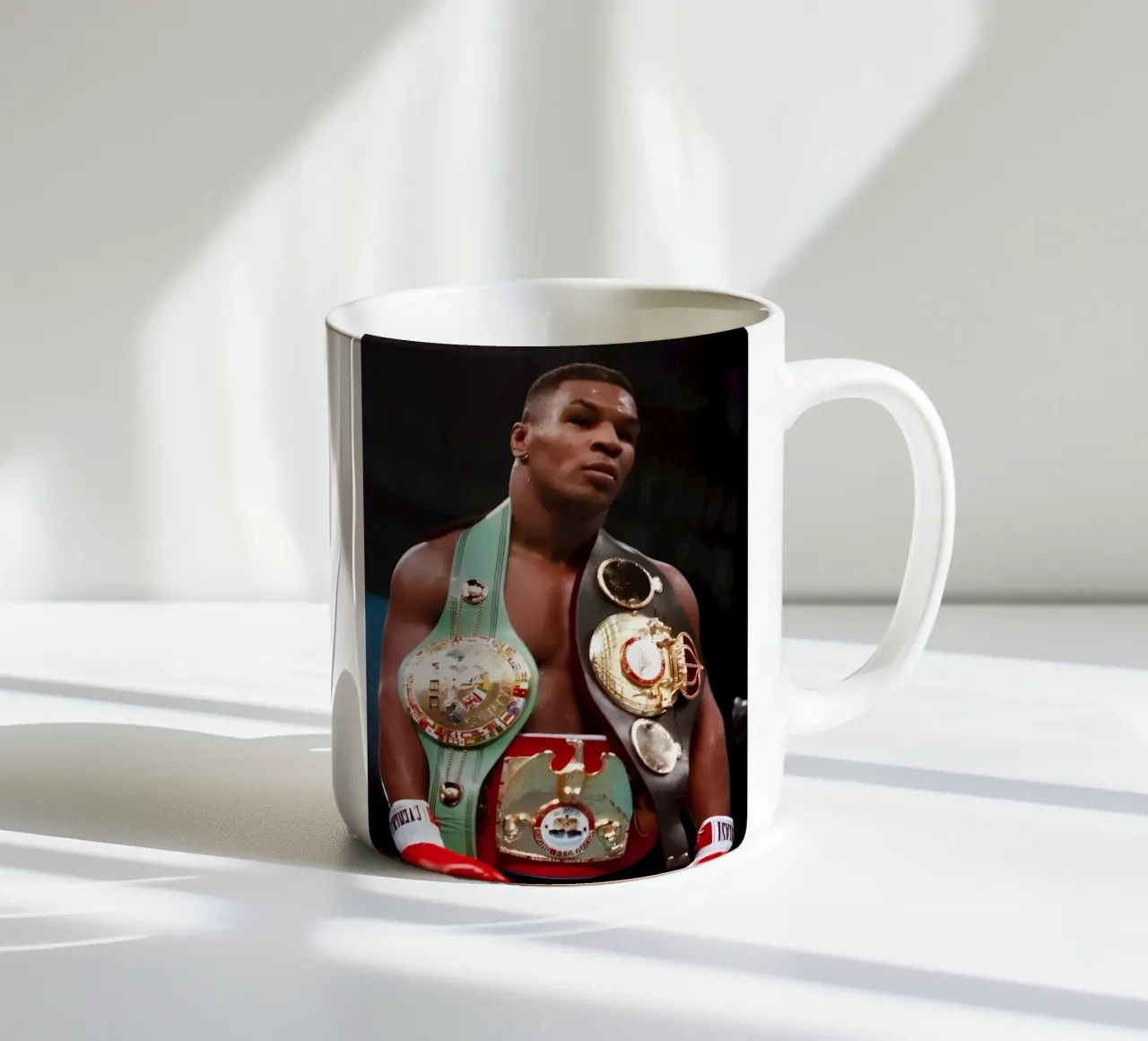 Mike Tyson tazza in ceramica da Low poly art