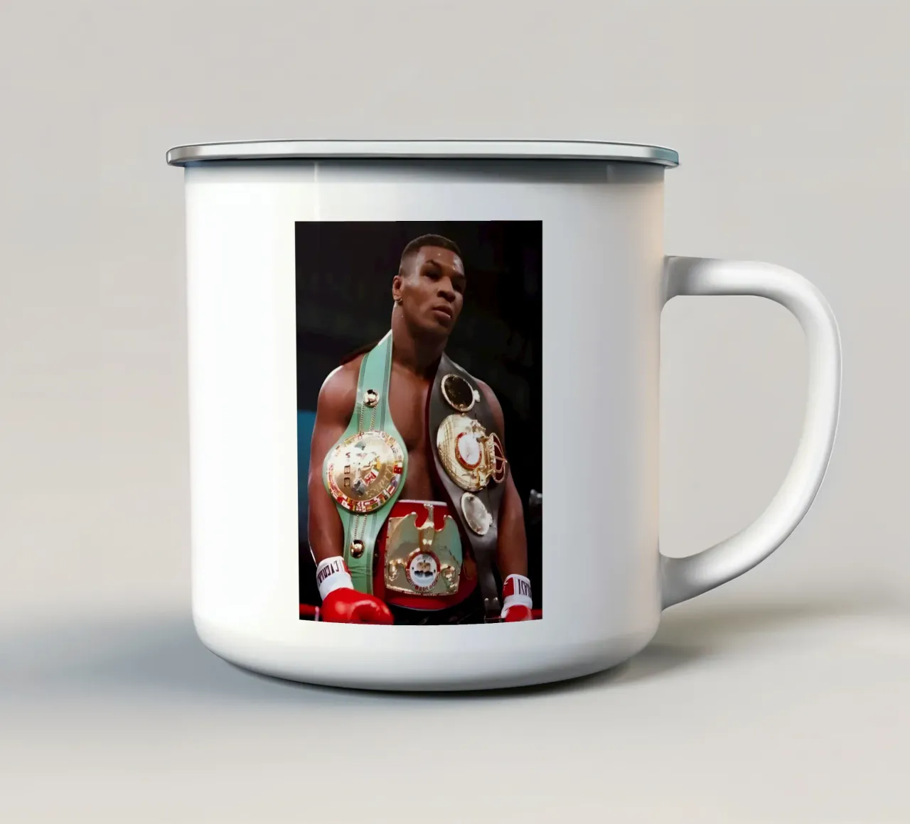 Mike Tyson tazza in smalto da Low poly art