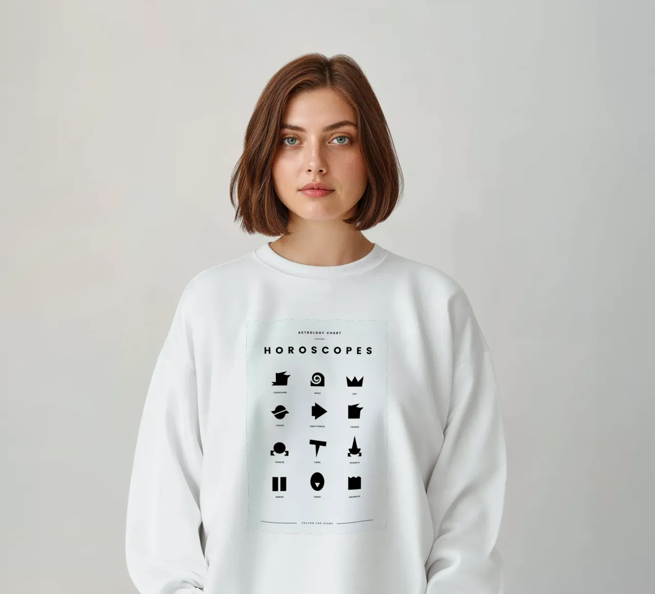 Horoscope Chart felpa da daylight design studio