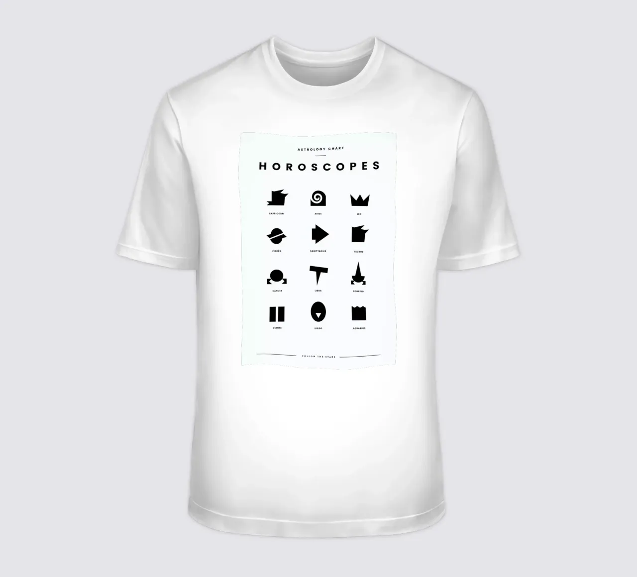 Horoscope Chart t-shirt da daylight design studio