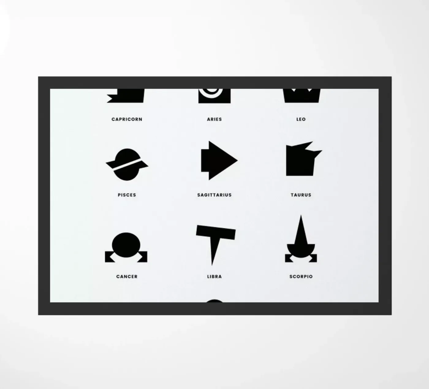 Horoscope Chart zerbino da daylight design studio