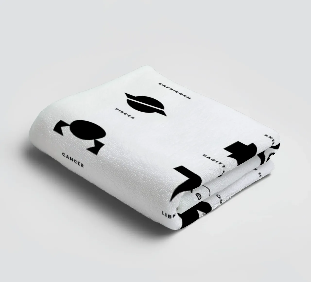 Horoscope Chart asciugamano da bagno da daylight design studio