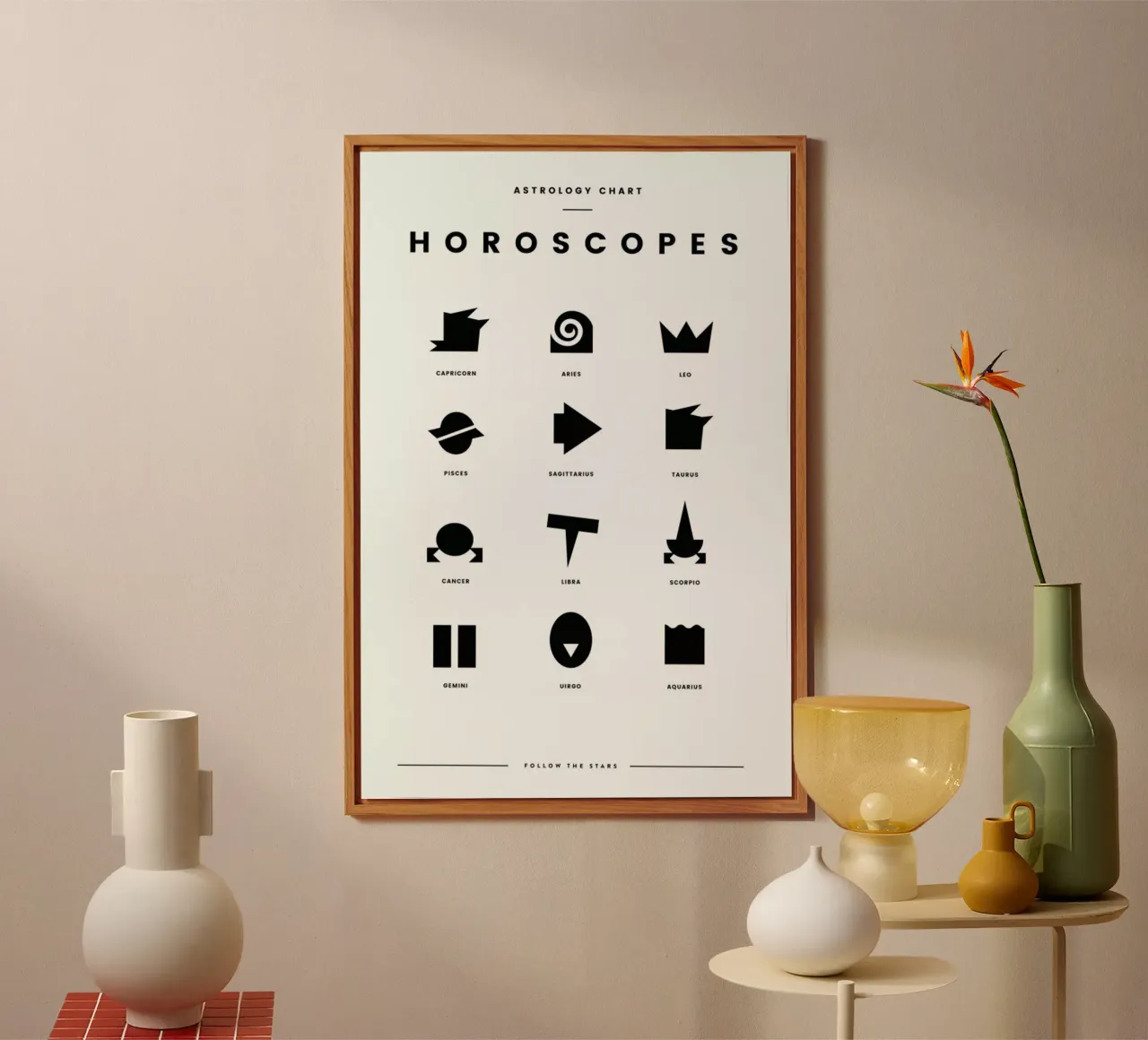 Horoscope Chart alluminio dibond da daylight design studio