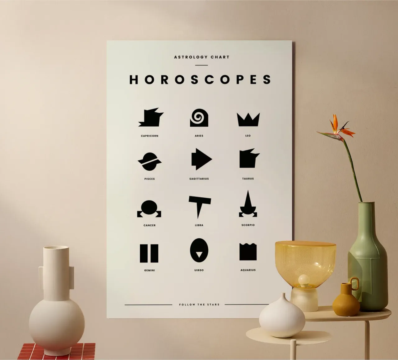 Horoscope Chart alluminio dibond da daylight design studio