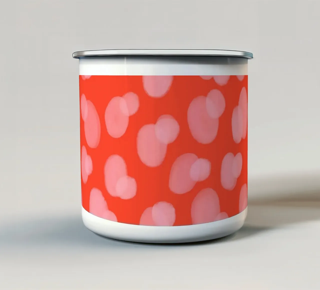 Simpatici puntini astratti tazza in smalto da Wackapacka