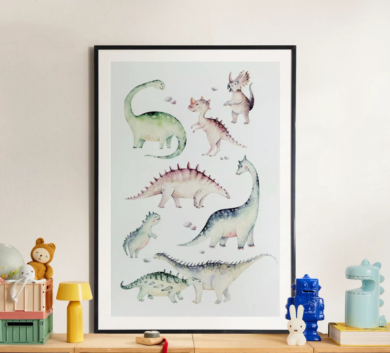 Little Dinosaurs poster de Little Flourishes