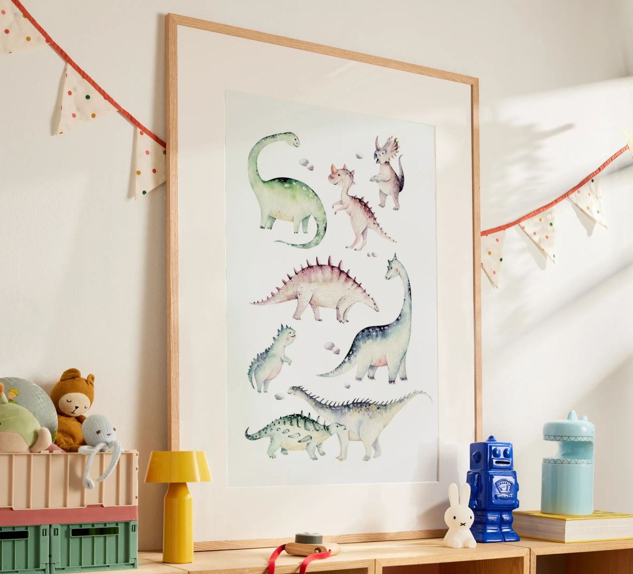 Little Dinosaurs poster de Little Flourishes