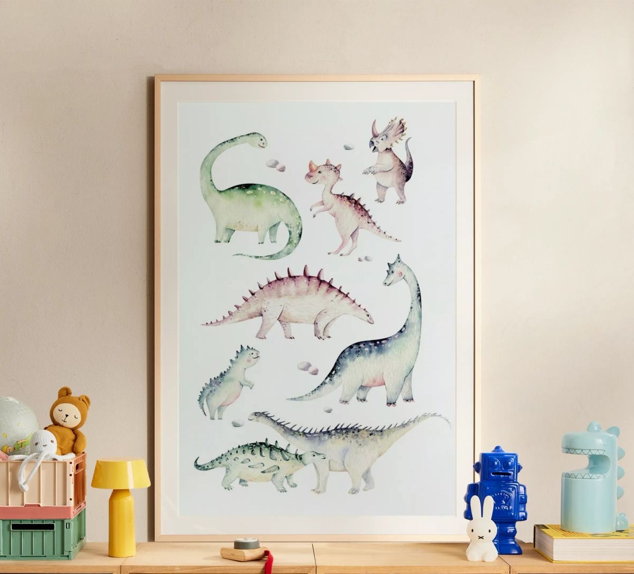 Little Dinosaurs poster de Little Flourishes