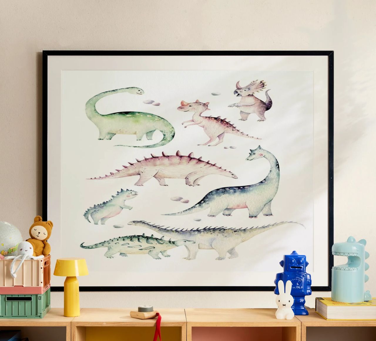 Little Dinosaurs poster de Little Flourishes