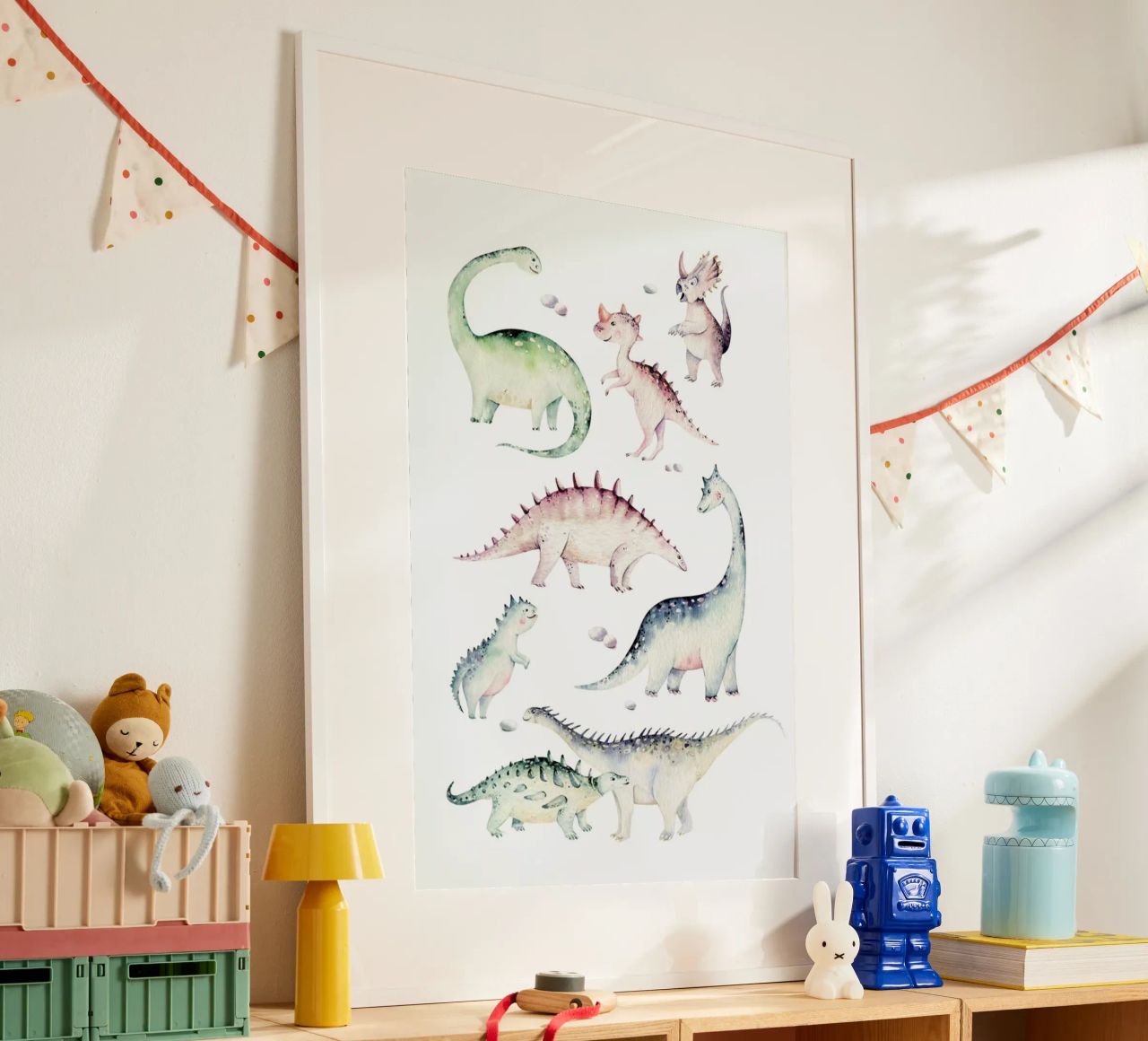 Little Dinosaurs poster de Little Flourishes