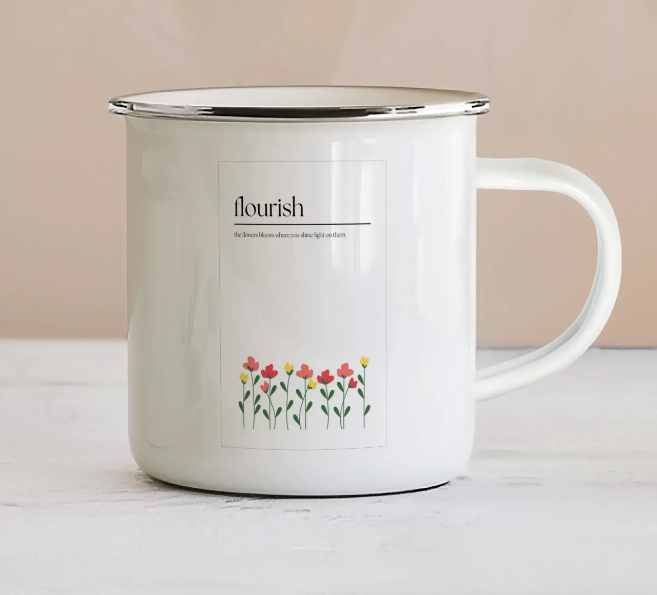 Flourish tazza in smalto da CreativeCreature