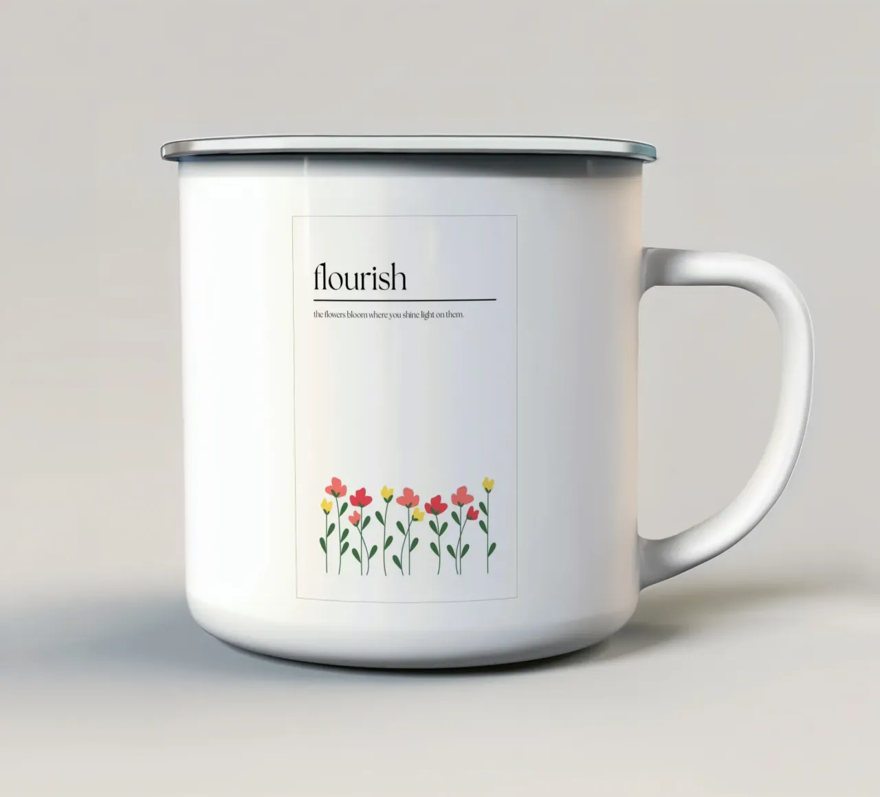 Flourish tazza in smalto da CreativeCreature
