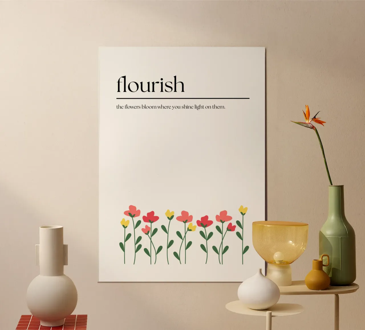 Flourish poster da CreativeCreature