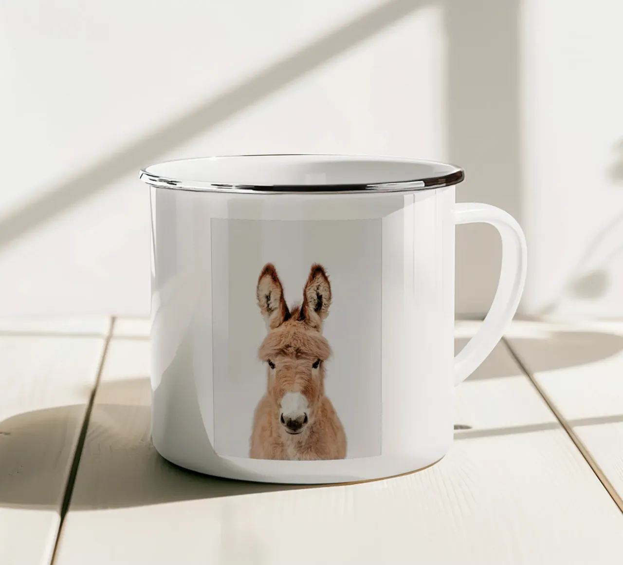 Donkey tazza in smalto da Paws & Claws