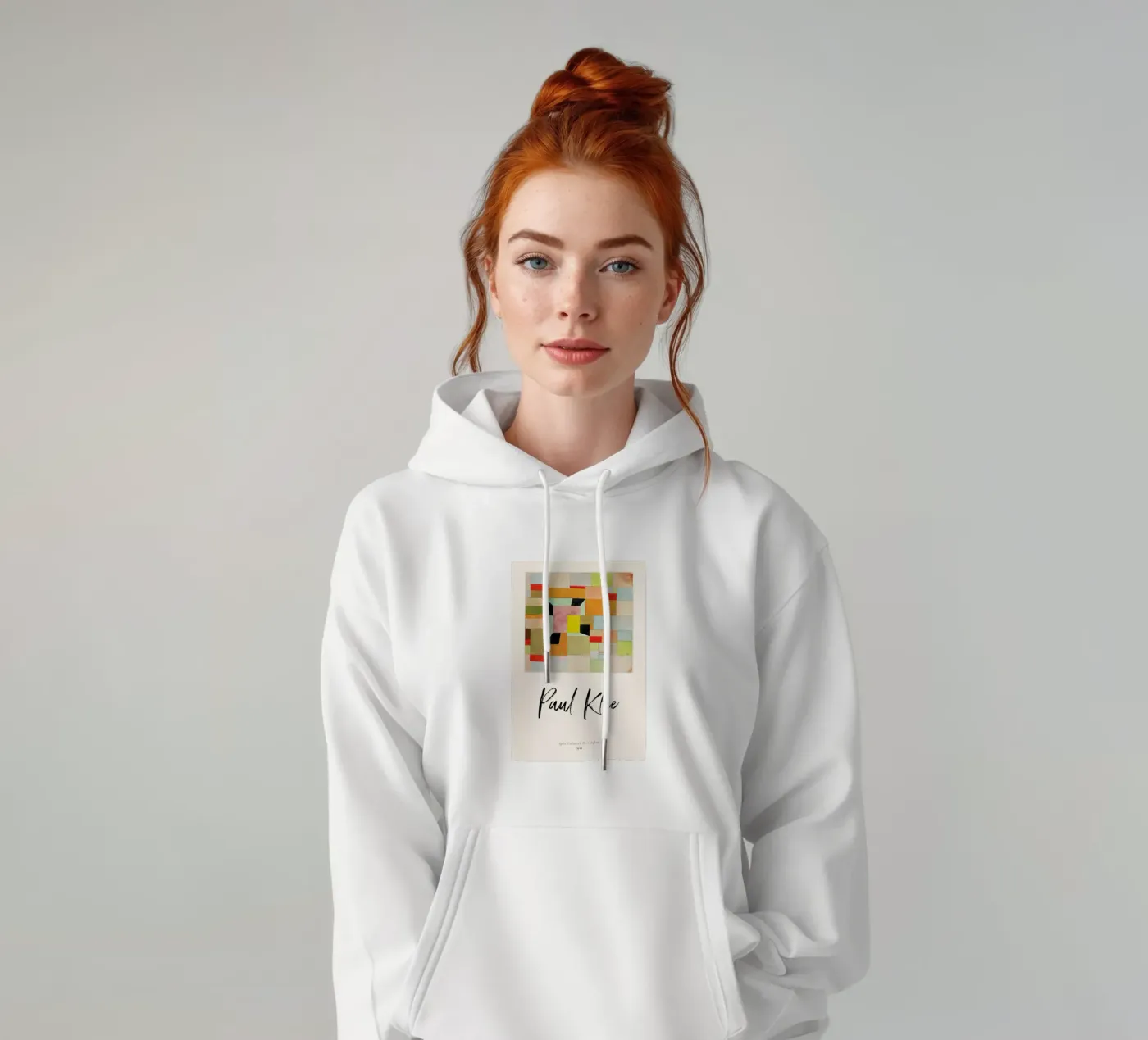 Klee - Split Coloured Rectangles felpa con cappuccio da ARTOTHEK