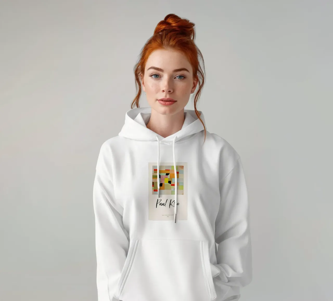 Klee - Split Coloured Rectangles Hoodie von ARTOTHEK