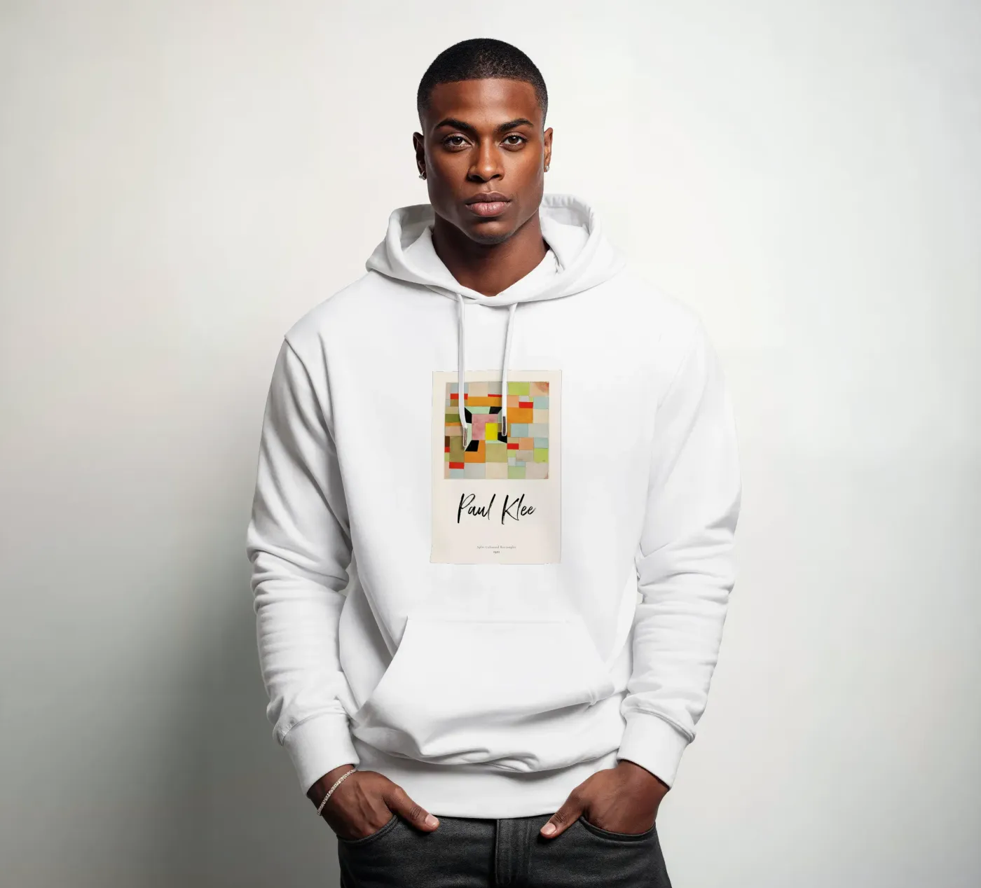 Klee - Split Coloured Rectangles hoodie by ARTOTHEK