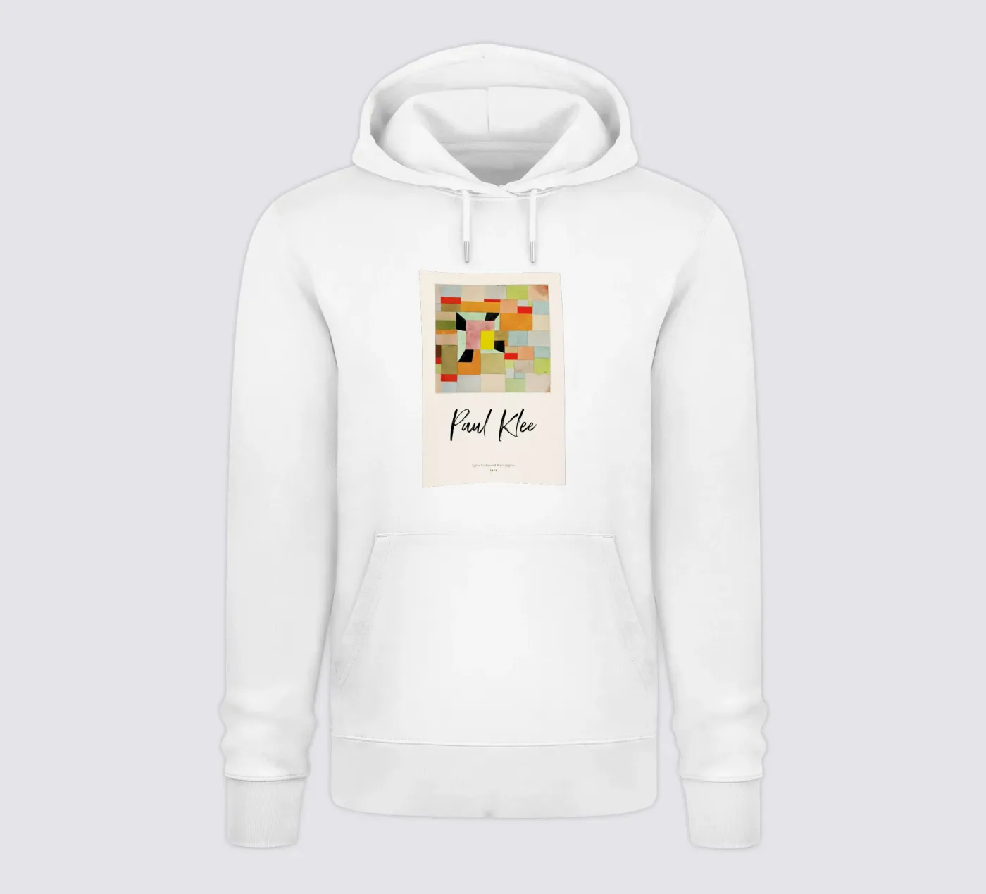 Klee - Split Coloured Rectangles felpa con cappuccio da ARTOTHEK