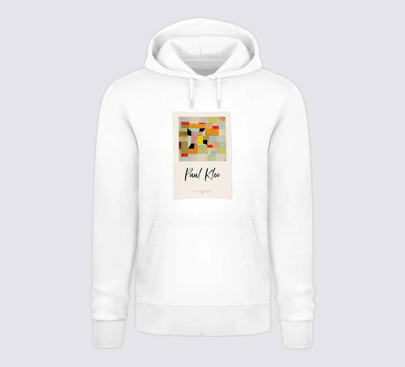 Klee - Split Coloured Rectangles felpa con cappuccio da ARTOTHEK