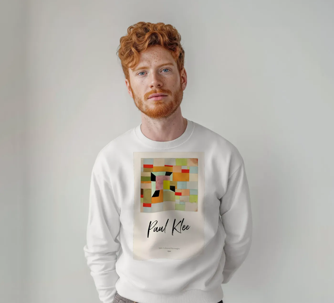 Klee - Split Coloured Rectangles sweatshirt by ARTOTHEK