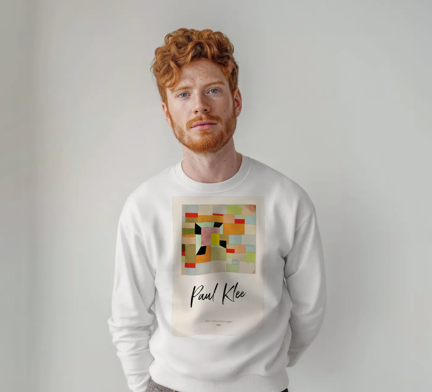 Klee - Split Coloured Rectangles sweatshirt van ARTOTHEK