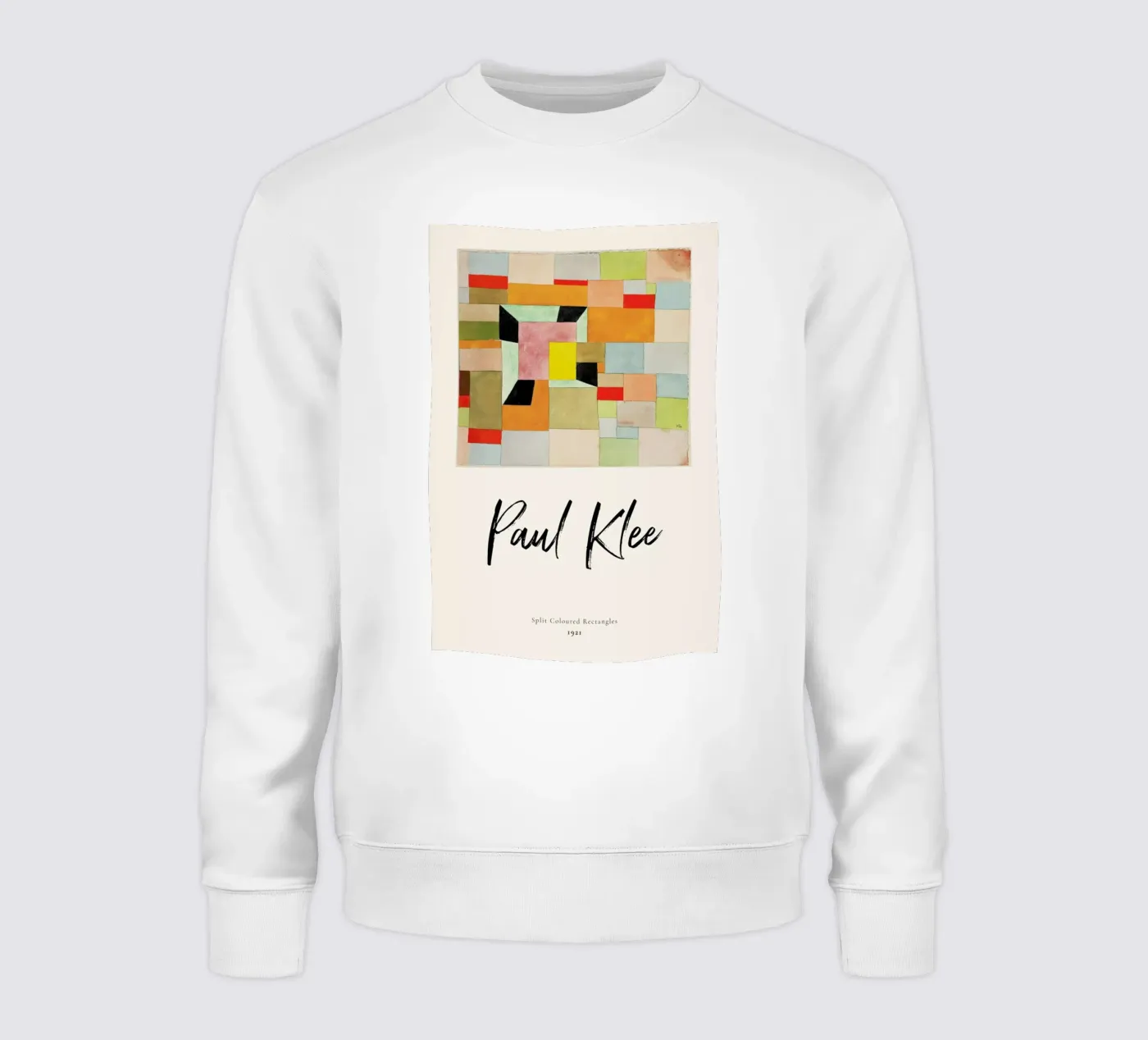 Klee - Split Coloured Rectangles sweatshirt by ARTOTHEK