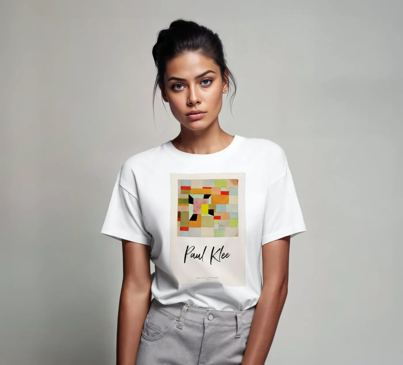 Klee - Split Coloured Rectangles t-shirt da ARTOTHEK