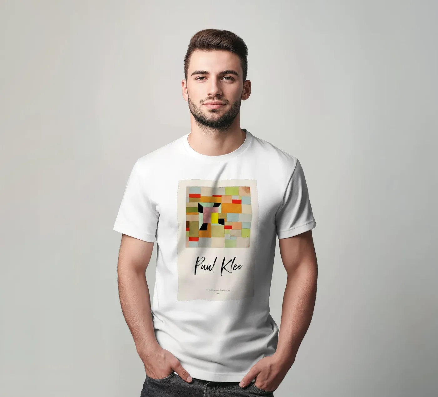 Klee - Split Coloured Rectangles t-shirt da ARTOTHEK