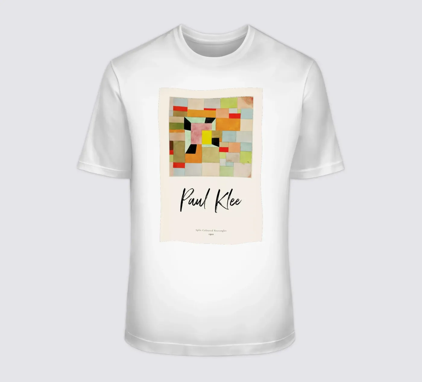Klee - Split Coloured Rectangles t-shirt da ARTOTHEK