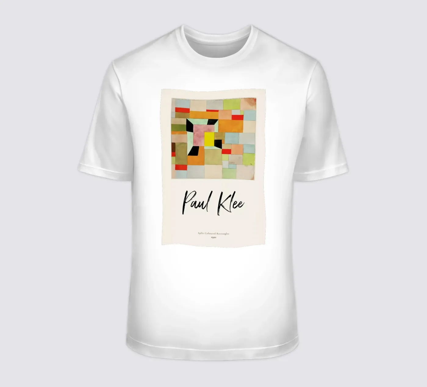 Klee - Split Coloured Rectangles t-shirt da ARTOTHEK
