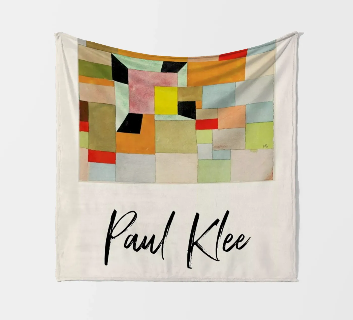 Klee - Split Coloured Rectangles fleecedeken van ARTOTHEK