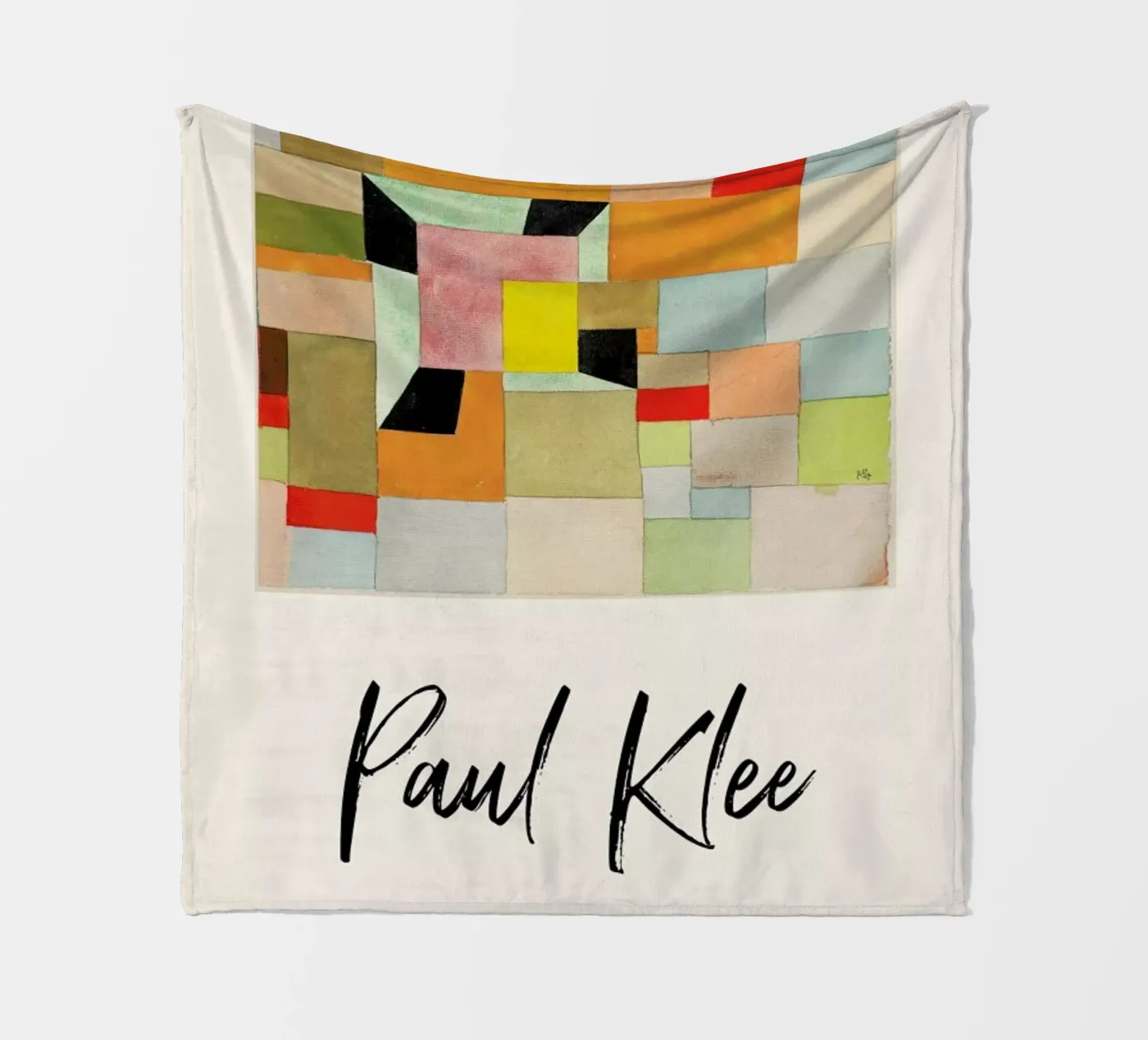 Klee - Split Coloured Rectangles Fleecedecke von ARTOTHEK