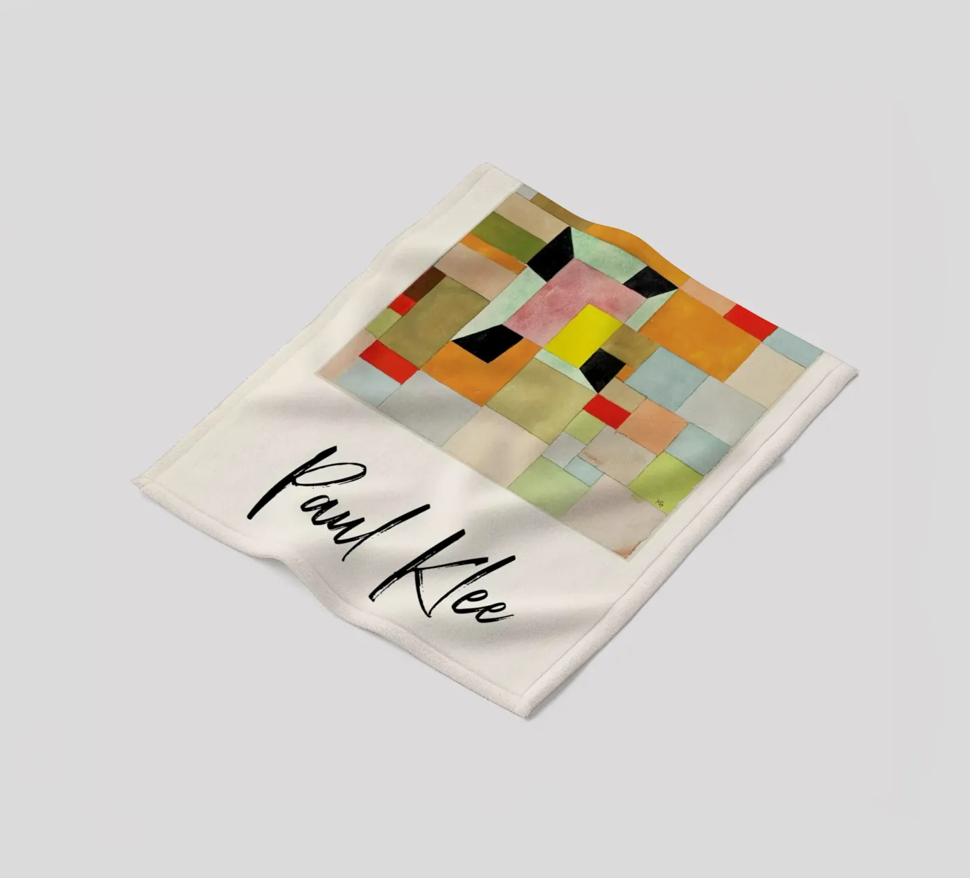 Klee - Split Coloured Rectangles fleecedeken van ARTOTHEK